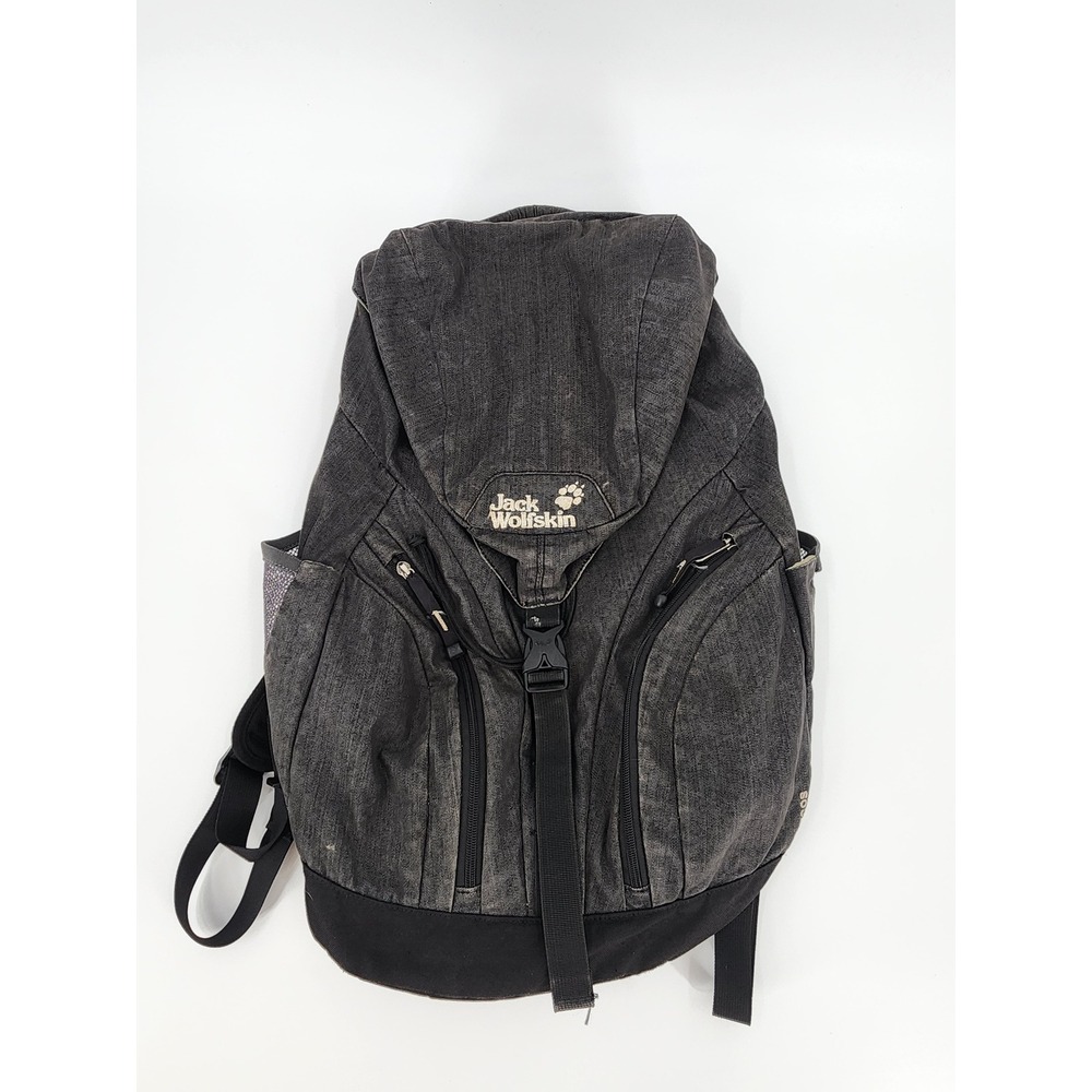 Jack Wolfskin Pecos Backpack Snuggle Up Black Grey Daypack Hiking Bag